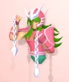Andromeda Shun Seiya, Saint Seiya Papercraft, PDF Template, DIY 3d Model, FanArt, Paper Sculpture, Low Poly, Pepakura Craft, Manualidad