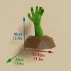 Hand From Ground Papercraft 3D DIY low poly paper crafts Halloween decor model template