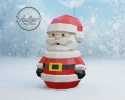 Santa Claus Box/ Craft/ Gift Box/ Candy Bowl/ Template PDF/ Low Poly/ Papercraft Santa Claus/ 3D Christmas/ Home decor