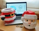 Santa Claus Box/ Craft/ Gift Box/ Candy Bowl/ Template PDF/ Low Poly/ Papercraft Santa Claus/ 3D Christmas/ Home decor