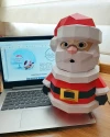 Santa Claus Box/ Craft/ Gift Box/ Candy Bowl/ Template PDF/ Low Poly/ Papercraft Santa Claus/ 3D Christmas/ Home decor