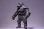 COMBO SET | Godzilla and Kong Paper Craft, Digital Template, Origami, PDF Download DIY, Low Poly, Trophy, Sculpture, Godzilla and Kong Model