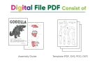 COMBO SET | Godzilla and Kong Paper Craft, Digital Template, Origami, PDF Download DIY, Low Poly, Trophy, Sculpture, Godzilla and Kong Model