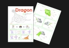 House of the Dragon inspired Dragon, Game of Thrones, Dragon Digital Template, Dragon PDF Paper Craft, Dragon Origami, Cricut SVG
