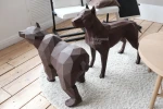 Bear: Digital Files for Papercraft. Printable PDF Template. 3d Origami Low Poly Model DIY.