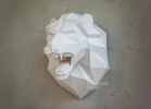 Roaring Lion Head: Digital Files for Papercraft. Printable PDF Template, SVG Drawings for Plotter. 3d Origami Low Poly Model DIY.