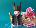 Princesa Maleficent/ Sleeping Beauty/ DiY Craft/ Template PDF/ Low Poly/ Papercraft/ 3D Doll/ Origami/ Home decor