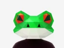 DIY Toad Mask Template, Paper Craft, DIY Printable Mask, Instant Pdf Download, 3D Low Poly Mask, Frog Mask, Cute DIY Gift Idea