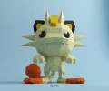 Mewth, DIY, Papercraft, Low Poly, 3D model, Pokemon, Series, Tv, Animation, Anime, Room Decor