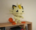 Mewth, DIY, Papercraft, Low Poly, 3D model, Pokemon, Series, Tv, Animation, Anime, Room Decor