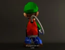 Luigi Mansion, DIY, Papercraft, PDF, Low Poly, 3D model, Craft, Paper, Mario, Switch, Game Cube, Room Decor