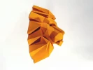 Lion Head Paper Craft, Digital Template, Origami, PDF Download DIY, Low Poly, Wall decoration
