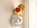Lakitu, DIY, Papercraft, PDF, Low Poly, 3D model, Craft, Paper, Mario, Retro Game, Nes, Snes, GBA, Gb, Room Decor, Wall Decor