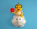Lakitu, DIY, Papercraft, PDF, Low Poly, 3D model, Craft, Paper, Mario, Retro Game, Nes, Snes, GBA, Gb, Room Decor, Wall Decor