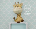 Giraffe Shadow Box/ DiY Craft/ Template PDF/ Low Poly/ Papercraft/ 3D Giraffe/ Origami/ Home decor