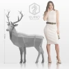 Red Deer Papercraft, Pdf, Gurko, Pepakura, Template, 3D Origami, Paper Sculpture, Low Poly, DIY Craft
