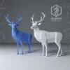 Red Deer Papercraft, Pdf, Gurko, Pepakura, Template, 3D Origami, Paper Sculpture, Low Poly, DIY Craft