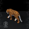 Crouching Tiger Papercraft, Pdf, Gurko, Pepakura, Template, 3D Origami, Paper Sculpture, Low Poly, DIY Craft