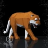 Crouching Tiger Papercraft, Pdf, Gurko, Pepakura, Template, 3D Origami, Paper Sculpture, Low Poly, DIY Craft