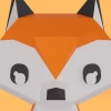 Little Fox Papercraft Kit - Easy to Assemble | 7 Sheets, 28 Pieces | Ideal for Beginners | PDF and DXF