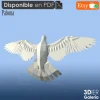 Holy Spirit Papercraft Design with PDF Templates, Paper Art and Craft for Home Decor, DIY, 3DIER