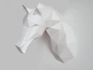 Horse Paper Sculpture, 3D Paper Craft, DIY Wall Art, Origami Horse, Printable Low Poly Paper Art, Home Decor, DIY Gift, Print At Home Pdf