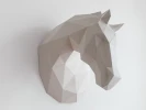 Horse Paper Sculpture, 3D Paper Craft, DIY Wall Art, Origami Horse, Printable Low Poly Paper Art, Home Decor, DIY Gift, Print At Home Pdf