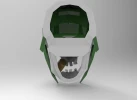 Skull Soldier Papercraft , PDF Template, DIY 3d Model, FanArt, Paper Sculpture, Low Poly, Pepakura, Craft, Manualidad, Arte de Papel