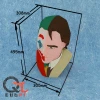 Joker Bust 3D Decor Low poly Papercraft, DIY, PDF