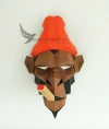 Monkey Low Poly Papercraft, Paper Sculpture, Low Poly PDF Template, DIY Decor & Gift