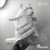 Bear with beehive 3D Decor Low poly Papercraft, DIY, PDF