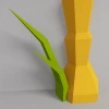 Palm 3D Wall Decor Low poly Papercraft, DIY, PDF