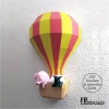 Hot Air Balloon 3D Decor Low poly Papercraft, DIY, PDF