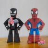 SpiderMan, Spider-Man, Deadpool, wolverine, papercraft, diy, x-men, hero, yellow, Handmade, Paper craft, hero, Artistic creation, Marvel's
