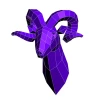 Ram Head 3D Wall Decor Low poly Papercraft, DIY, PDF