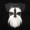 DOG Mask - Build your own Schnauzer 3D dog mask from card, using this PDF mask template