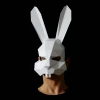 BUNNY Mask - Make your own paper bunny rabbit mask with this template