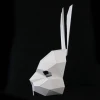 BUNNY Mask - Make your own paper bunny rabbit mask with this template