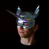 UNICORN Mask - Build this quick and easy low-poly unicorn mask from card