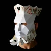 KING of Hearts Mask - Make your own paper mask with this instant download template