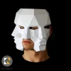 Three Face Mask - Make this mask yourself with this template and card