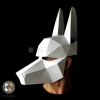 ANUBIS Mask - Easy to make Egyptian mask - Make a Low-Poly paper mask