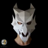 DRAGON Mask - Make your own 3D dragon mask with this template