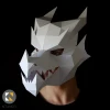 DRAGON Mask - Make your own 3D dragon mask with this template