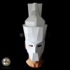 Egyptian God HORUS paper mask - Make it with this Low-Poly mask template