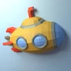 Yellow Submarine Papercraft Pattern | Hobby for Adults | Kids Bedroom Decor | Fun Craft Activity | DIY Paper Model | U-boat