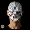 SUGAR SKULL Mask - Make this easy Day of the Dead skull mask from card