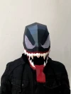 VENOM Mask DIY, Lowpoly Papercraft, Marvel