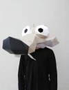 SCRAT Mask DIY, Lowpoly Papercraft, Ice Age