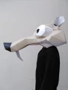 SCRAT Mask DIY, Lowpoly Papercraft, Ice Age